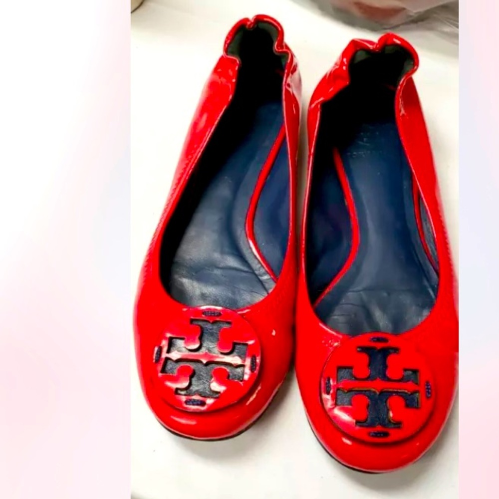Tory Burch Red Flats